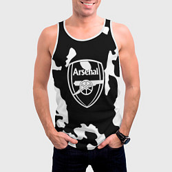 Майка-безрукавка мужская Арсенал камуфляжные краски, цвет: 3D-белый — фото 2