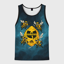 Майка-безрукавка мужская Wu-tang clan пчелы, цвет: 3D-черный