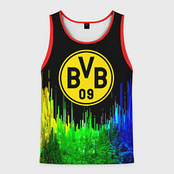 Майка-безрукавка мужская Borussia градиент текстура, цвет: 3D-красный