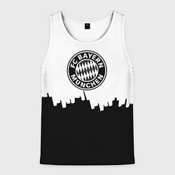 Майка-безрукавка мужская Bayern Mnchen пиксели, цвет: 3D-белый
