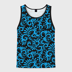 Майка-безрукавка мужская Традиционный славяно-русский стиль, цвет: 3D-черный