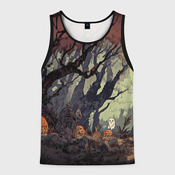 Мужская майка без рукавов Призрачный лес