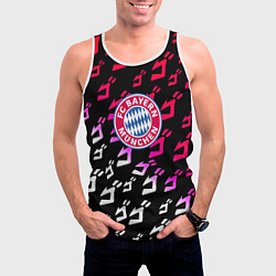 Майка-безрукавка мужская Бавария Мюнхен jojo anime, цвет: 3D-белый — фото 2