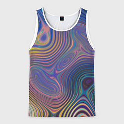 Мужская майка без рукавов Абстрактная рябь