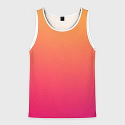 Мужская майка без рукавов Color orange pink