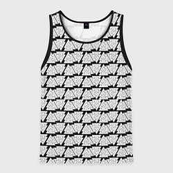 Мужская майка без рукавов Символы валькнут как защитная кольчуга