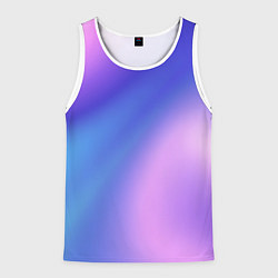 Мужская майка без рукавов Color multicolored gradient