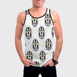 Майка-безрукавка мужская Juventus Pattern, цвет: 3D-черный — фото 2