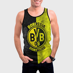 Майка-безрукавка мужская Borussia Dortmund, цвет: 3D-черный — фото 2