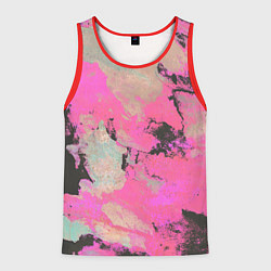 Майка-безрукавка мужская Краска, цвет: 3D-красный