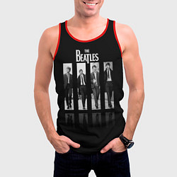 Майка-безрукавка мужская The Beatles: Man's, цвет: 3D-красный — фото 2