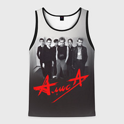 Майка-безрукавка мужская АлисА: Трасса E95, цвет: 3D-черный