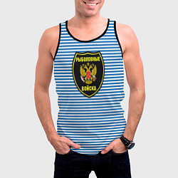Майка-безрукавка мужская Рыболовные войска, цвет: 3D-черный — фото 2