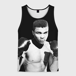 Майка-безрукавка мужская Muhammad Ali, цвет: 3D-черный