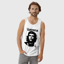 Майка мужская хлопок Che Guevara, цвет: белый — фото 2