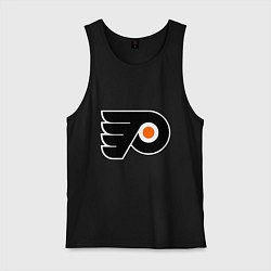 Майка мужская хлопок Philadelphia Flyers, цвет: черный