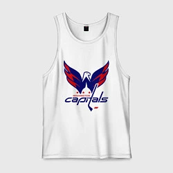 Майка мужская хлопок Washington Capitals: Ovechkin, цвет: белый