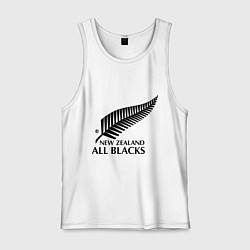 Майка мужская хлопок New Zeland: All blacks, цвет: белый