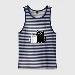 Мужская майка Удивленные коты