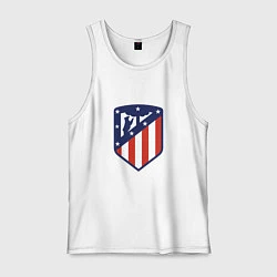 Майка мужская хлопок Atletico Madrid, цвет: белый