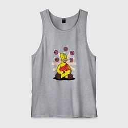 Майка мужская хлопок Homer Relax, цвет: меланж