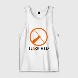 Майка мужская хлопок Black mesa: Scrap, цвет: белый