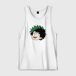 Майка мужская хлопок Midoriya, цвет: белый