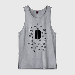 Майка мужская хлопок Doctor Who: Days, цвет: меланж