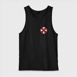 Майка мужская хлопок UMBRELLA CORP, цвет: черный