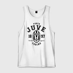 Майка мужская хлопок Forza Juve 1897: Torino, цвет: белый