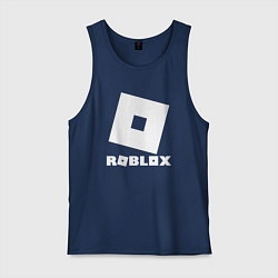 Майка мужская хлопок ROBLOX, цвет: тёмно-синий