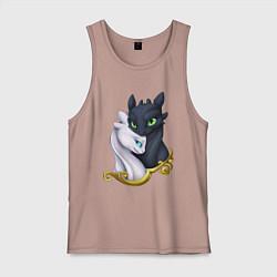 Мужская майка Дневная и ночная фурия