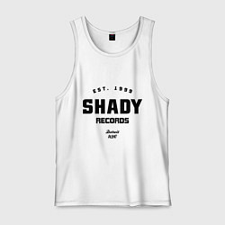 Майка мужская хлопок Shady records, цвет: белый