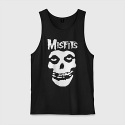 Майка мужская хлопок Misfits, цвет: черный