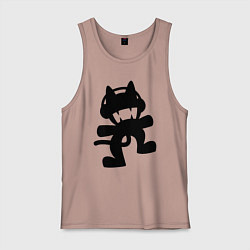 Майка мужская хлопок MONSTERCAT, цвет: пыльно-розовый