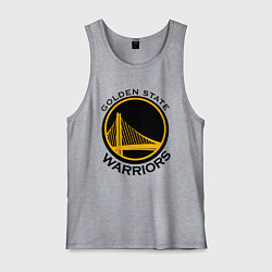 Майка мужская хлопок GOLDEN STATE WARRIORS, цвет: меланж