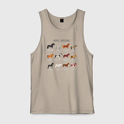 Мужская майка HORSE BREEDING