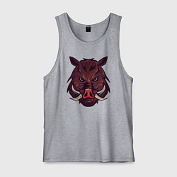 Майка мужская хлопок Metallized Wild Boar, цвет: меланж