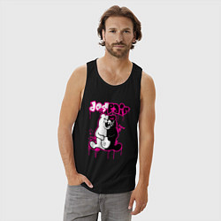 Майка мужская хлопок MONOKUMA, цвет: черный — фото 2