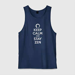 Мужская майка Keep calm & stay Zen