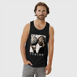 Майка мужская хлопок Kobe - RIP Legend, цвет: черный — фото 2