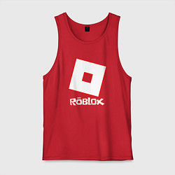 Майка мужская хлопок ROBLOX, цвет: красный