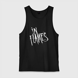 Майка мужская хлопок In Flames, цвет: черный