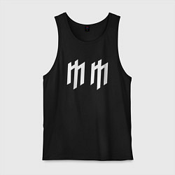 Майка мужская хлопок Marilyn Manson, цвет: черный