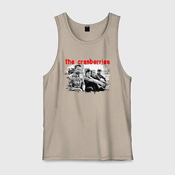 Майка мужская хлопок The Cranberries, цвет: миндальный