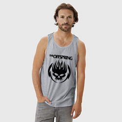 Майка мужская хлопок THE OFFSPRING, цвет: меланж — фото 2