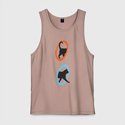 Мужская майка Portal Cat