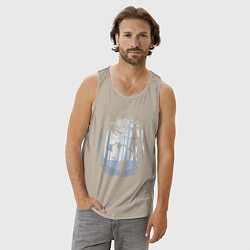 Майка мужская хлопок The Last Of Us PART 2, цвет: миндальный — фото 2