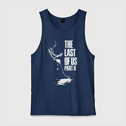 Майка мужская хлопок Элли с гитарой, цвет: тёмно-синий