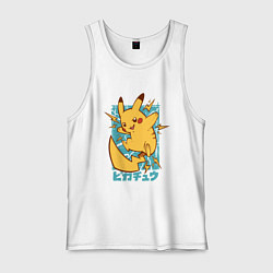 Майка мужская хлопок Пика Пика, цвет: белый